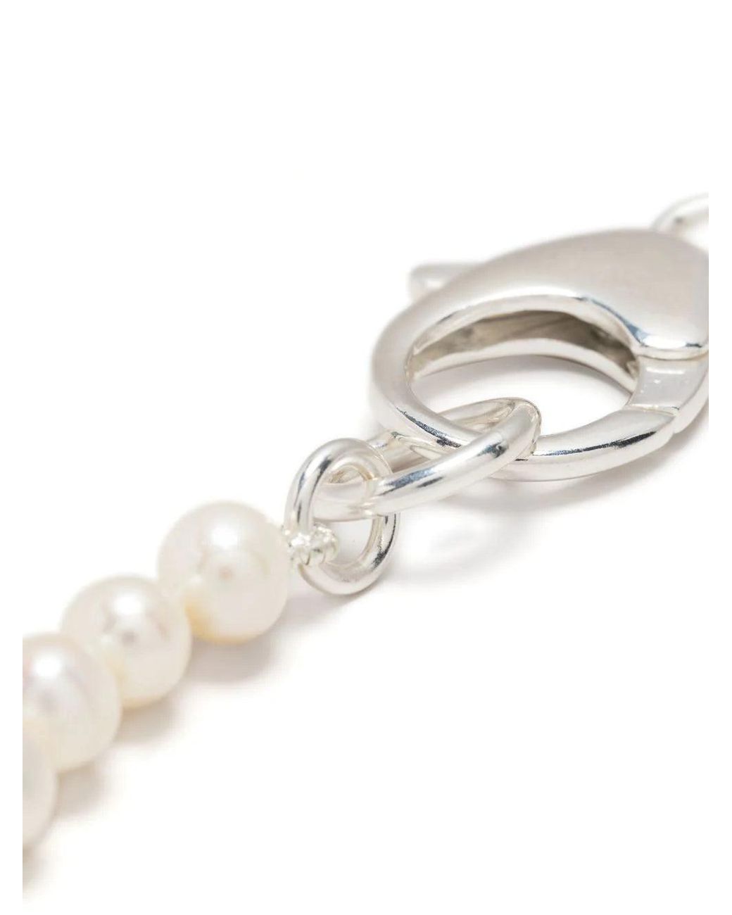 Hatton Labs White Daisy Pearl Chain for men