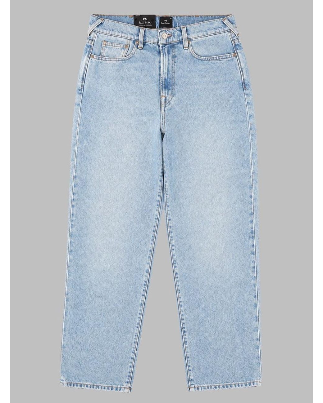 Paul Smith Blue Relaxed Fit Jeans Denim Organic Cotton