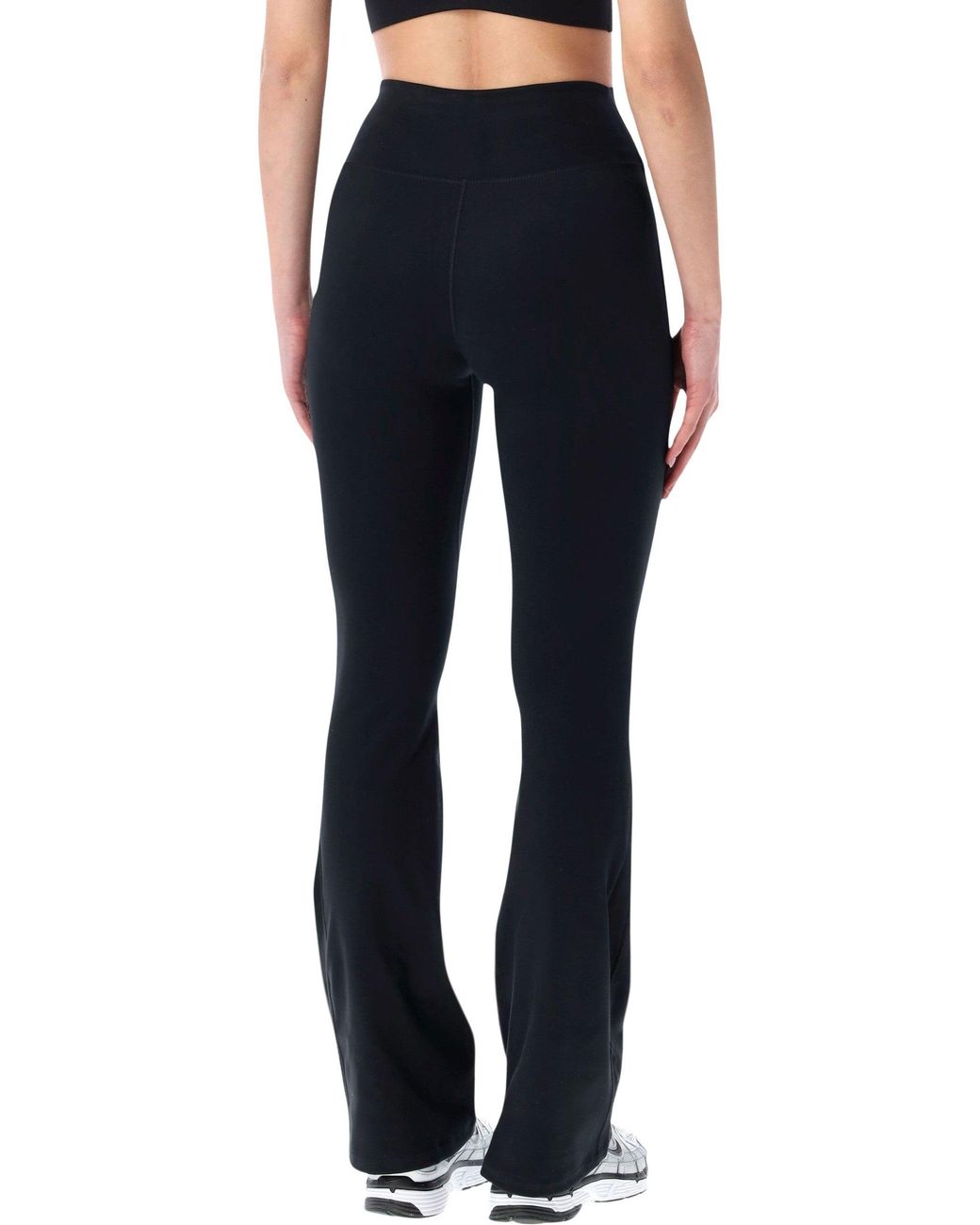 Nike Blue High-Waisted Flared Leggings