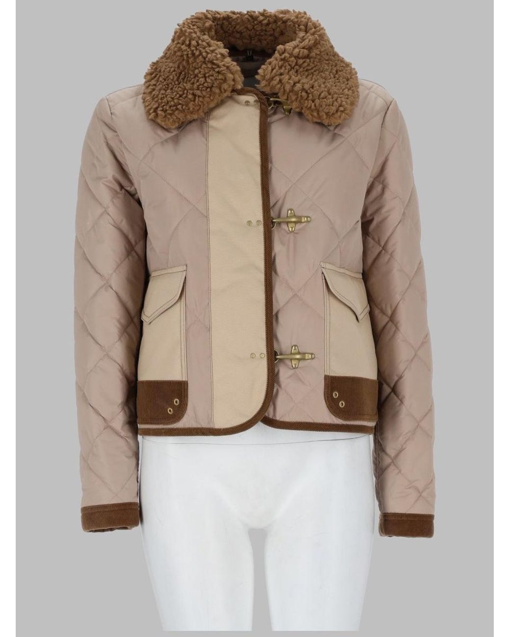 Fay Natural Jacket 3 Ganci Technical Fabric Polyester Trench & Raincoats