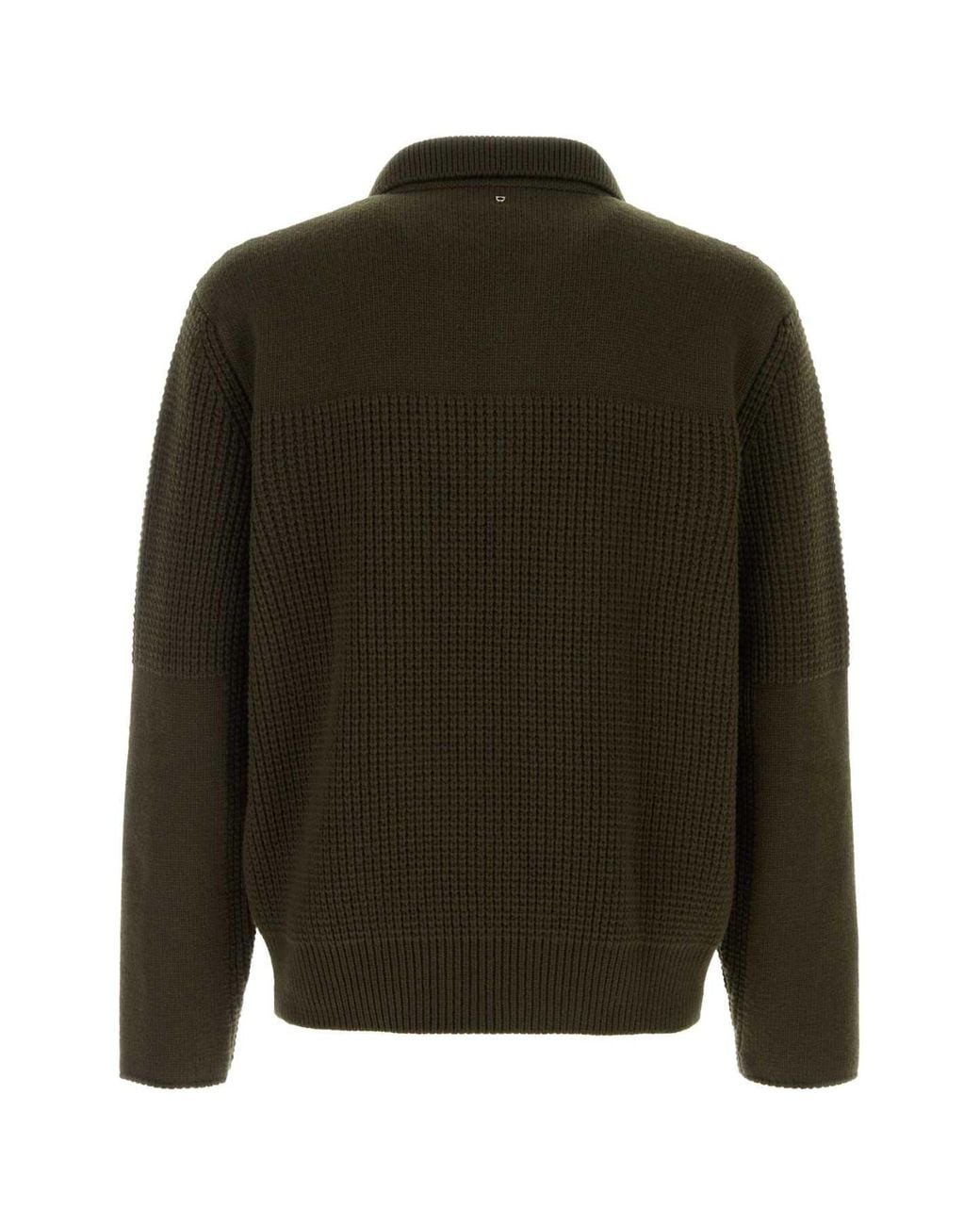 Ferragamo Green Salvatore Wool Sweater for men