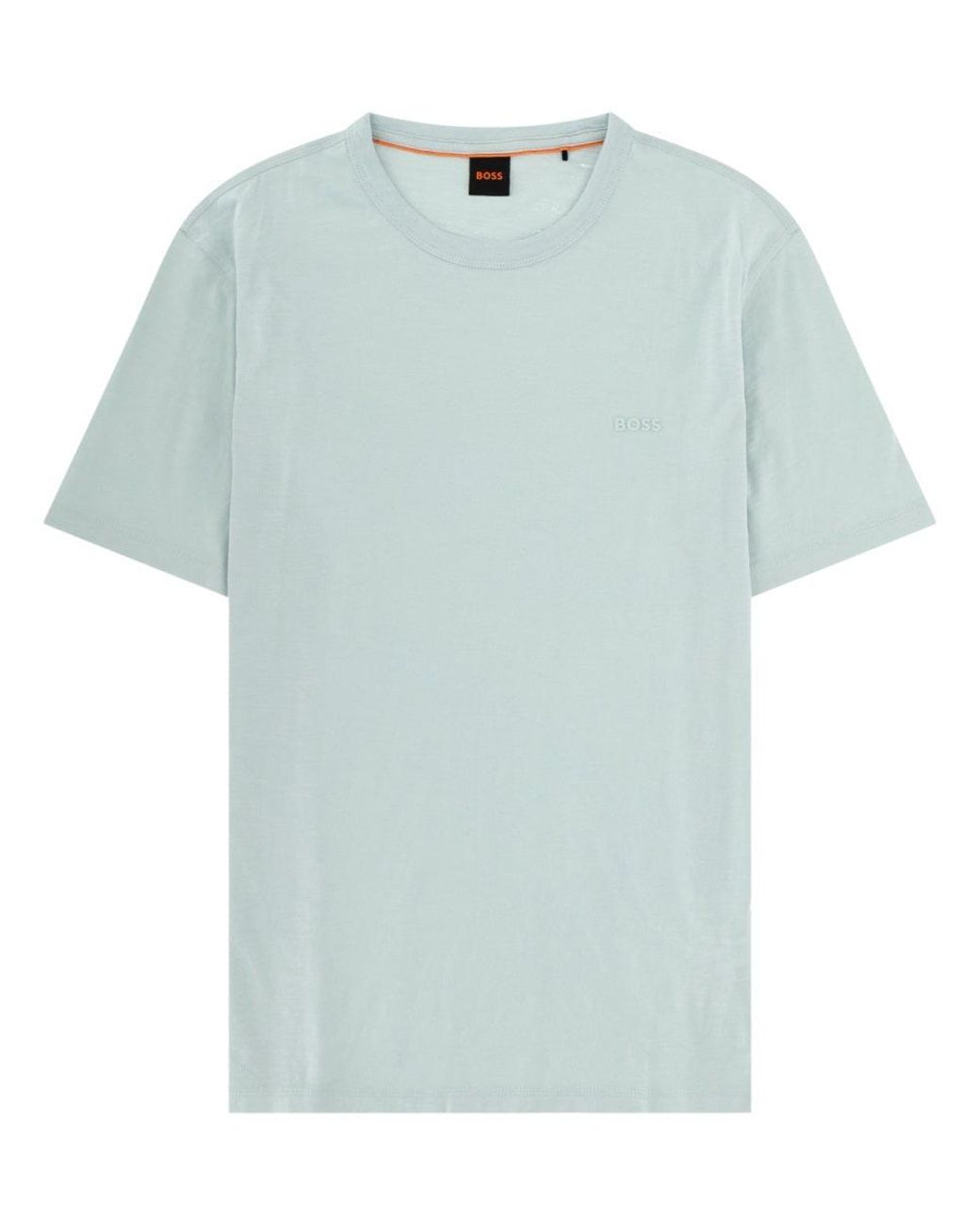 Boss Blue T Shirt Con Logo