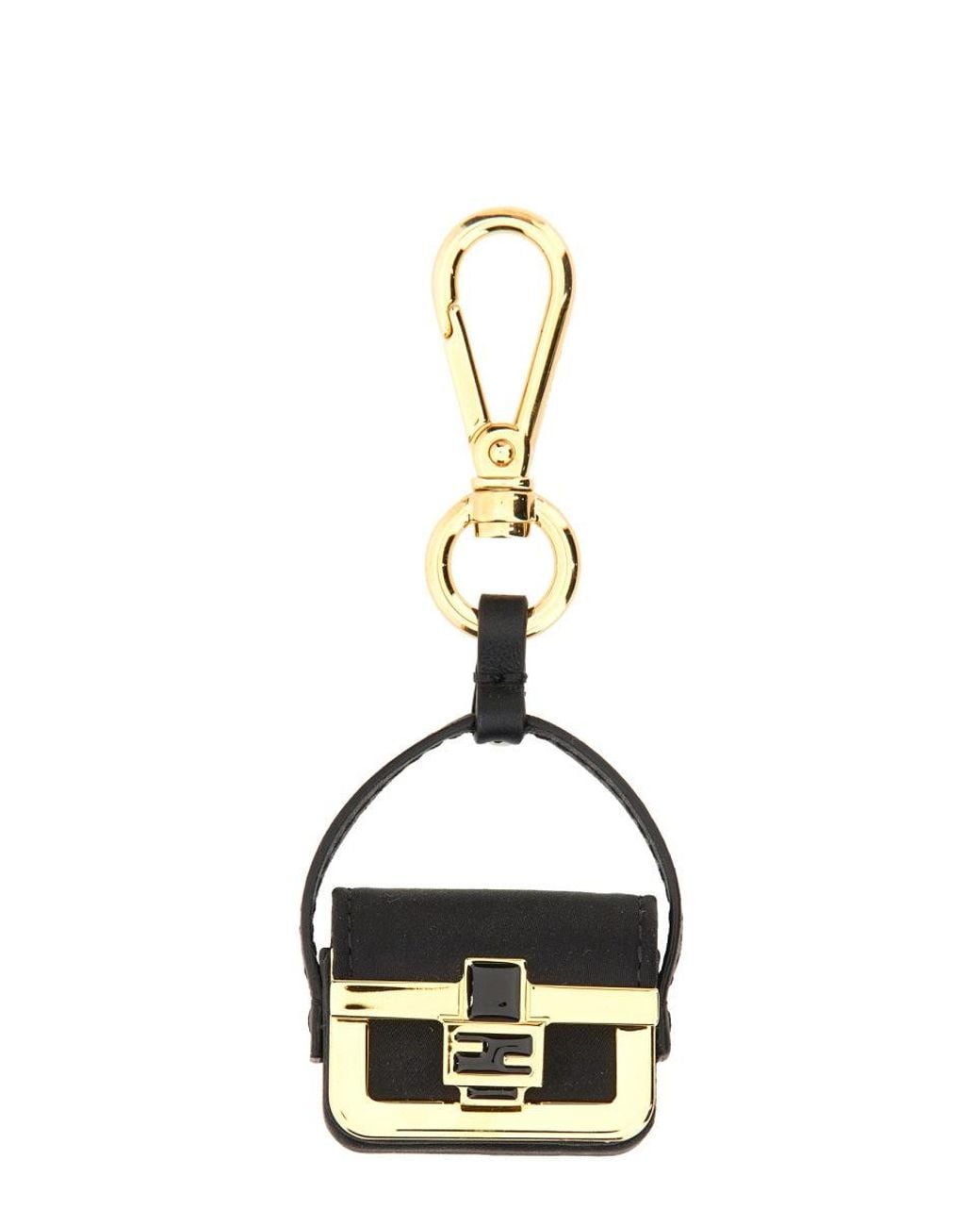 Fendi Metallic Pico Baguette Charm