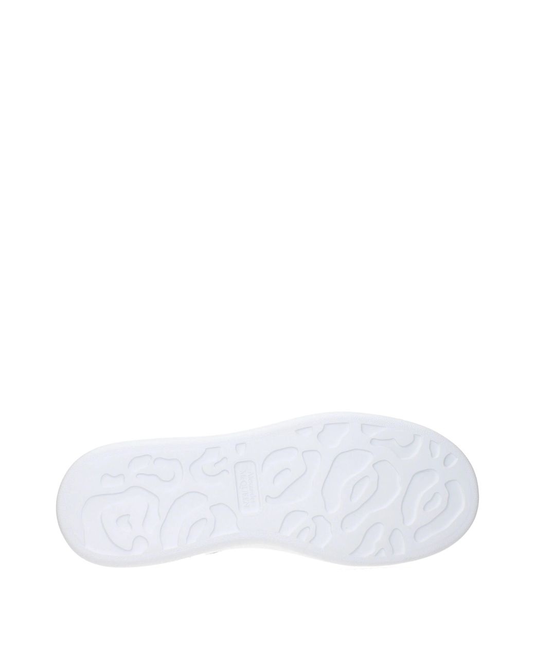 McQueen White Alexander Mc Queen Sneakers Oversized Leather And