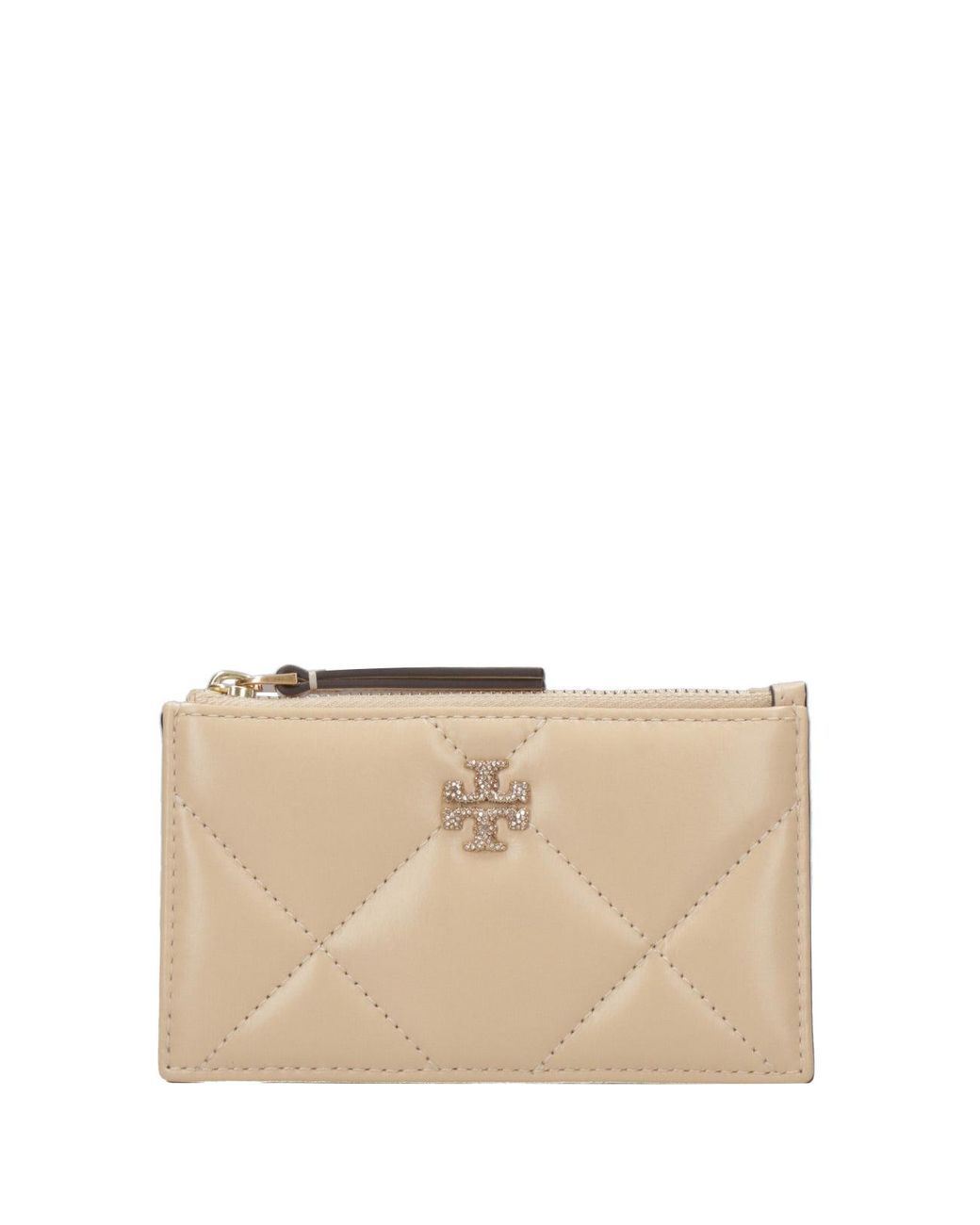 Portafogli Giallo di Tory Burch in Natural