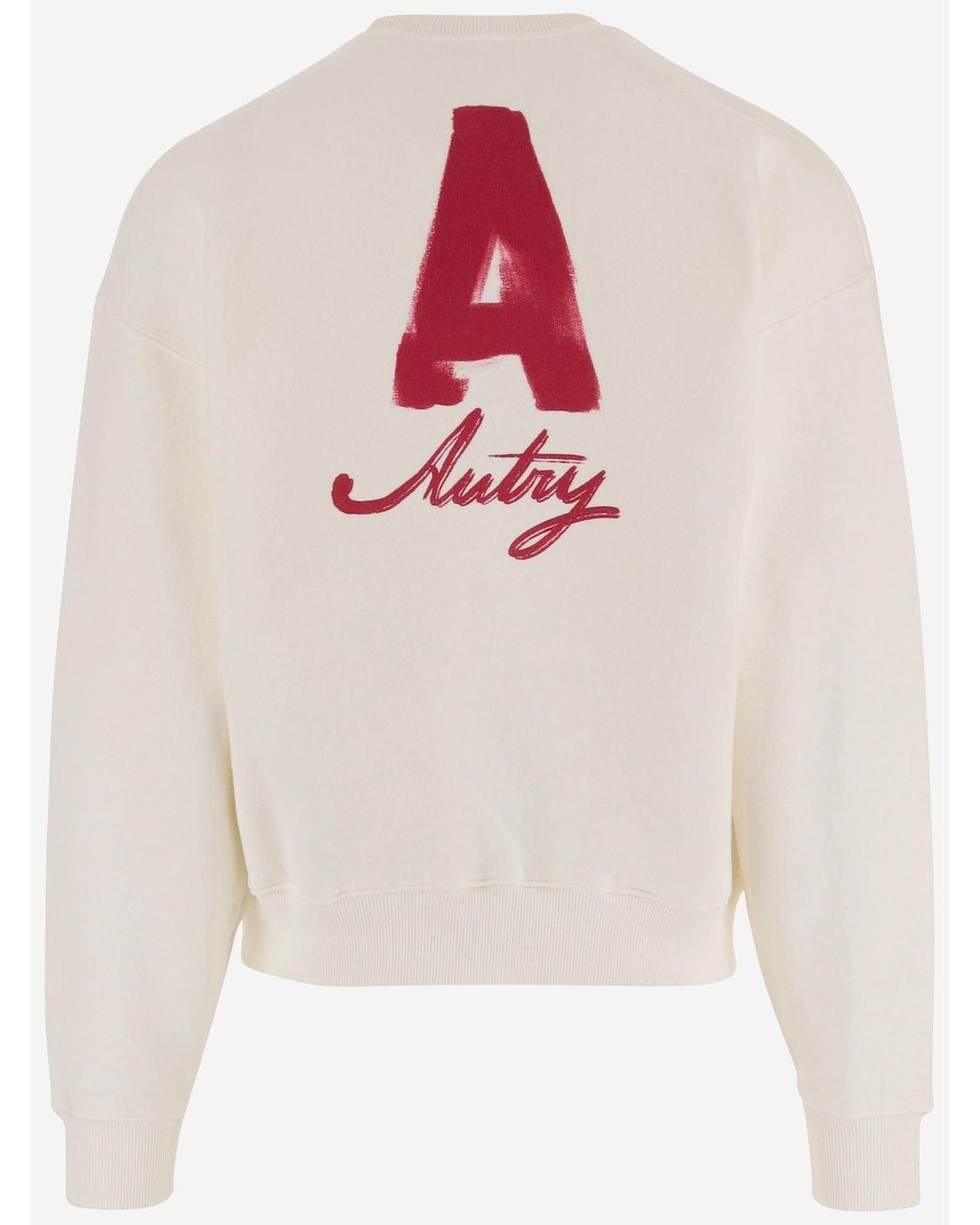 Autry White Sweatshirt Heritage Cotton Sweatshirts
