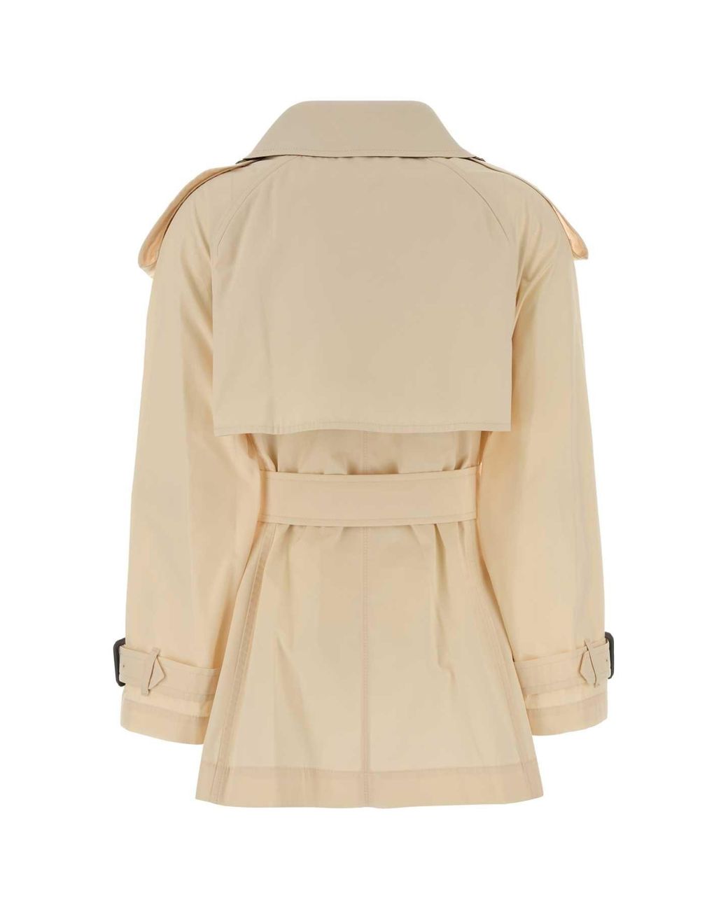 Burberry Natural Ivory Cotton Fitzrovia Trench Coat
