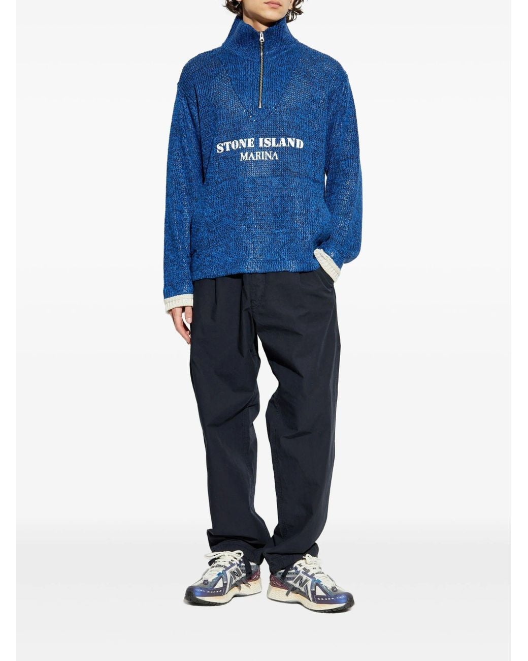 Stone Island Blue Sweater