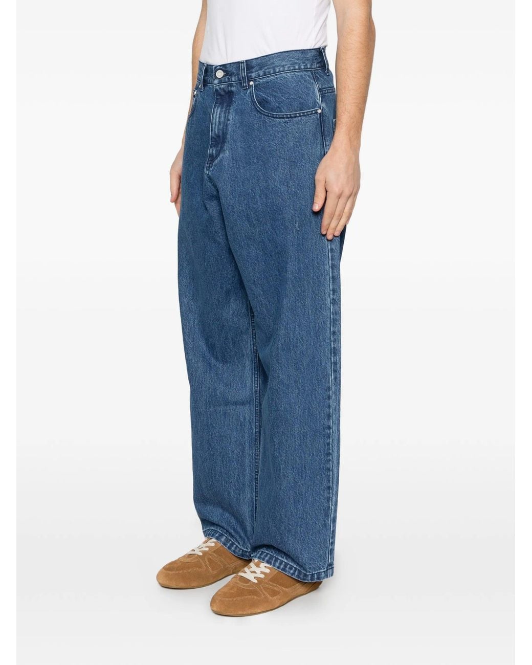 Arte' Blue Baggy Pants for men