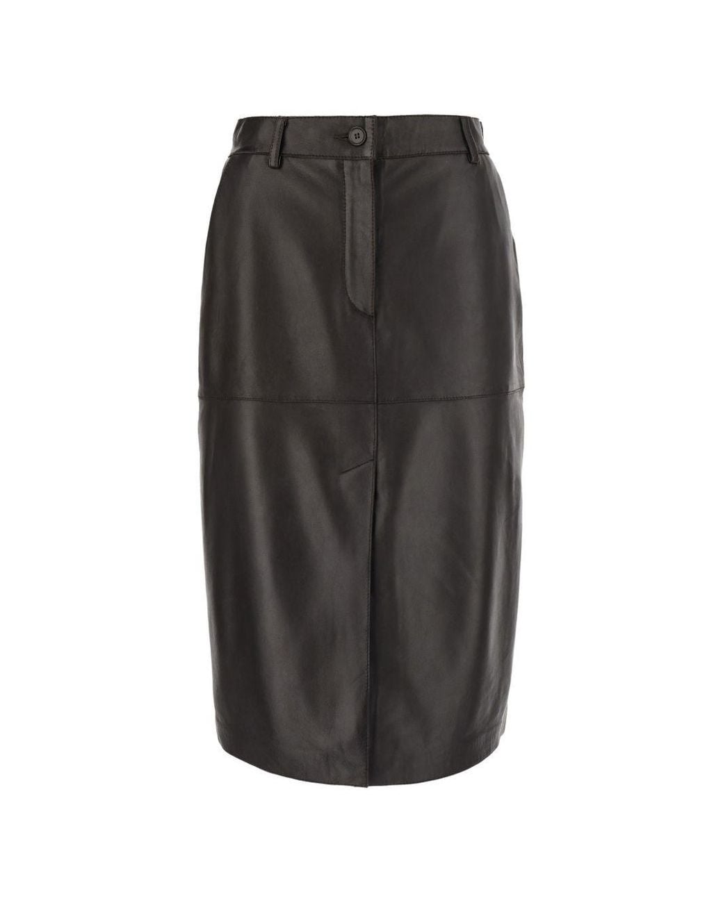 P.A.R.O.S.H. Black Leather Trousers
