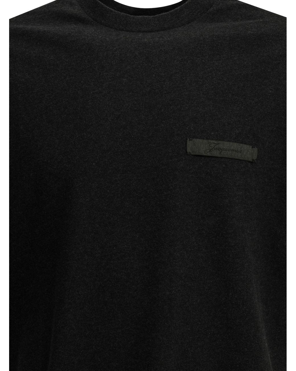 Jacquemus Black "Ruban" Crew Neck T Shirt
