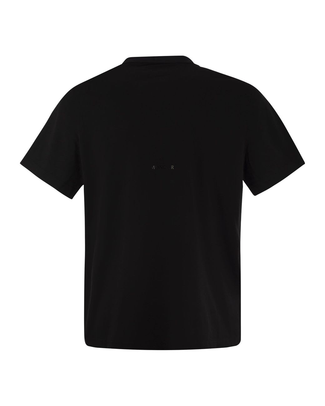 Moncler T Shirt With Logo in Black for Men | Lyst