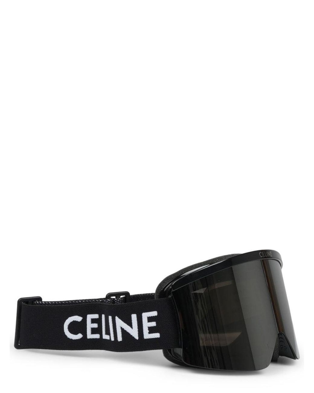 Céline Black Occhiale Da Sci Con Logo