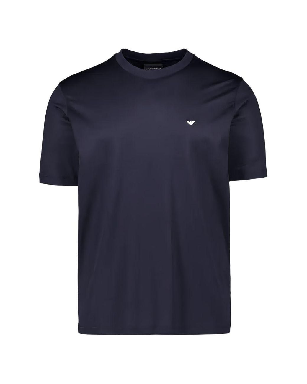 Emporio Armani Blue Logo T Shirt