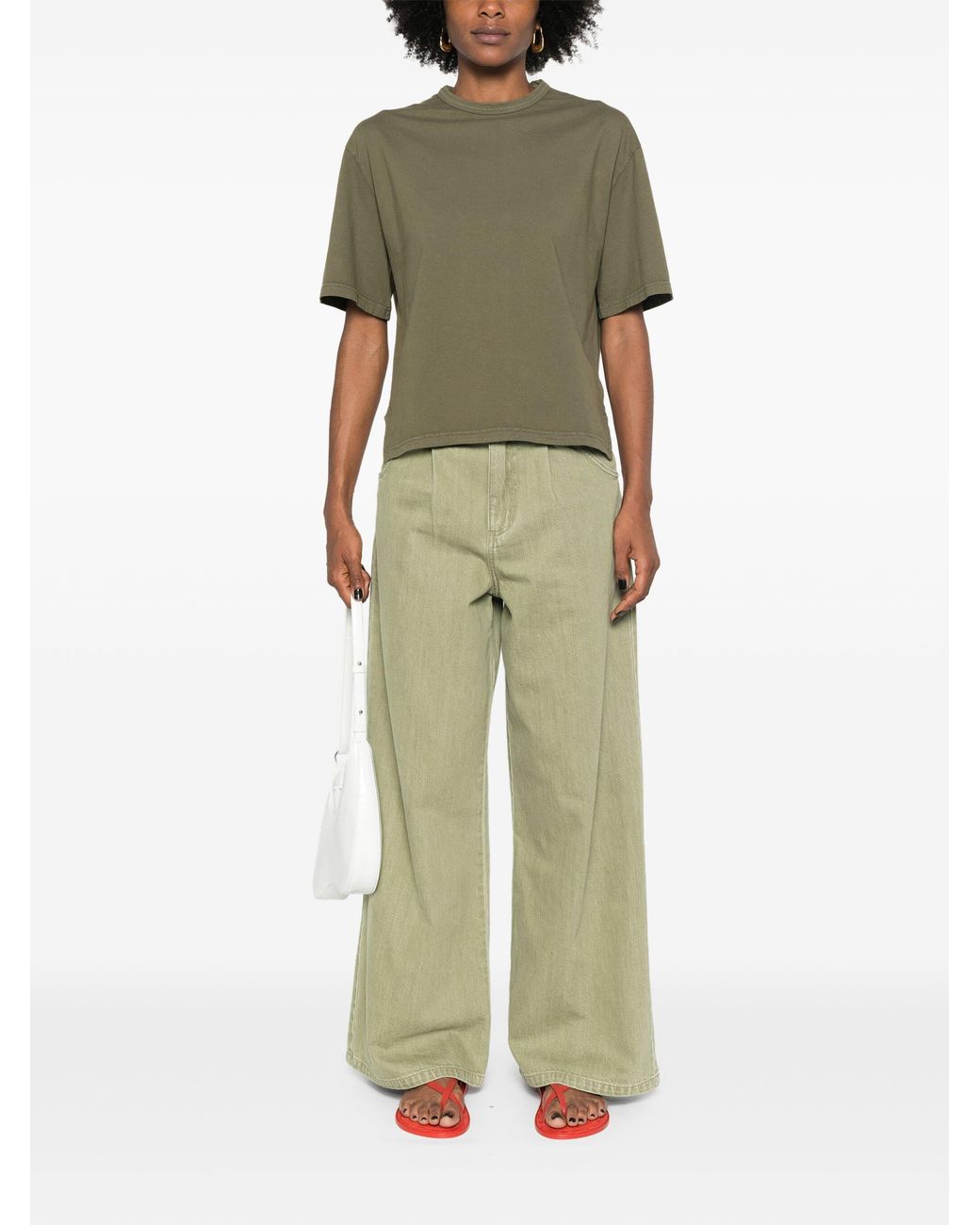 Officine Generale Green Leila Gmt Dye 20/1 Cotton for men