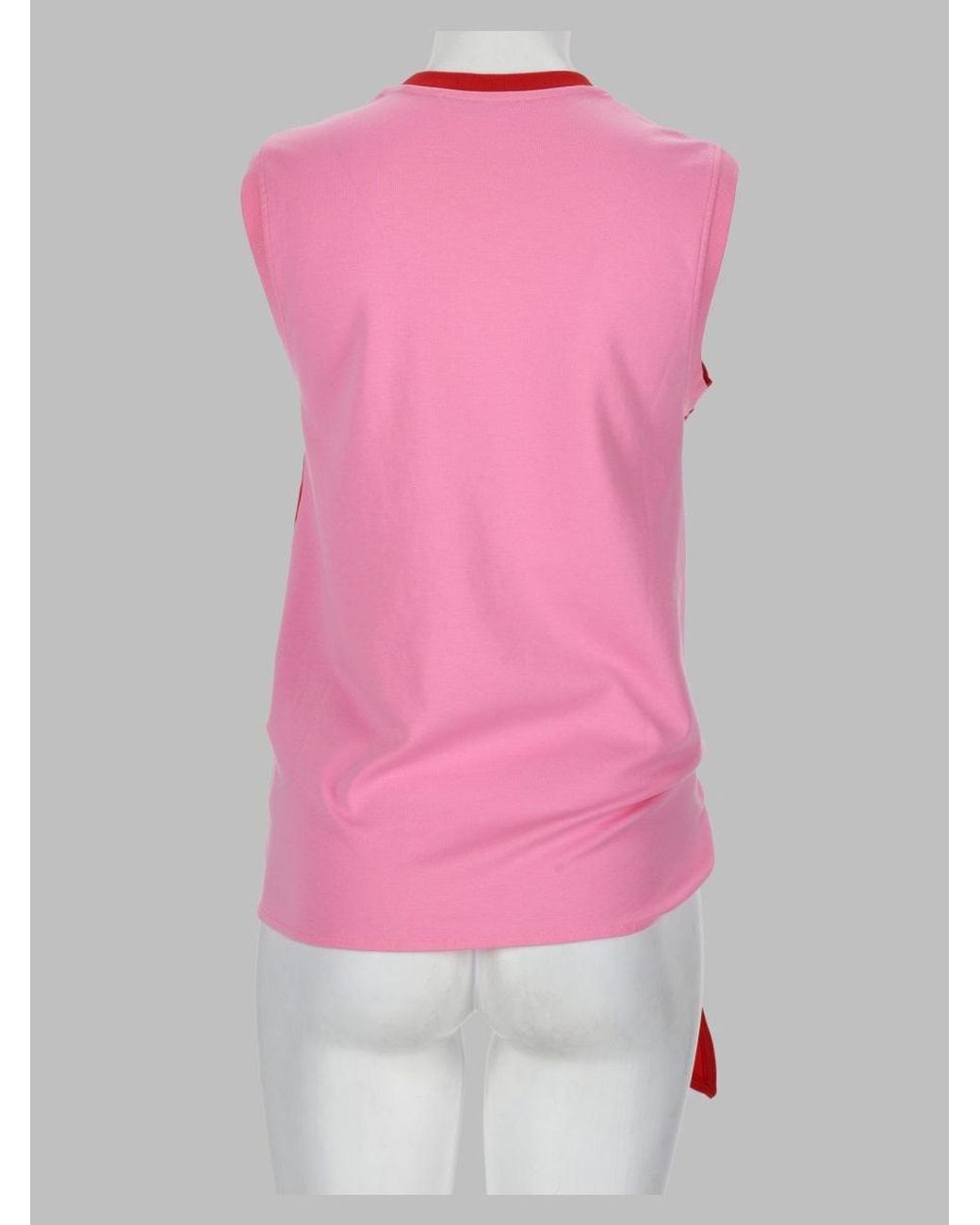 J.W. Anderson Red Tank Top Con Nodo