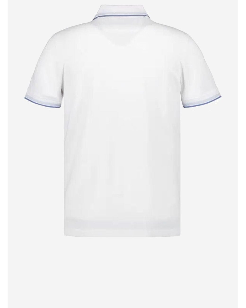 Boss White Cotton Piqué Polo Shirt With Logo for men