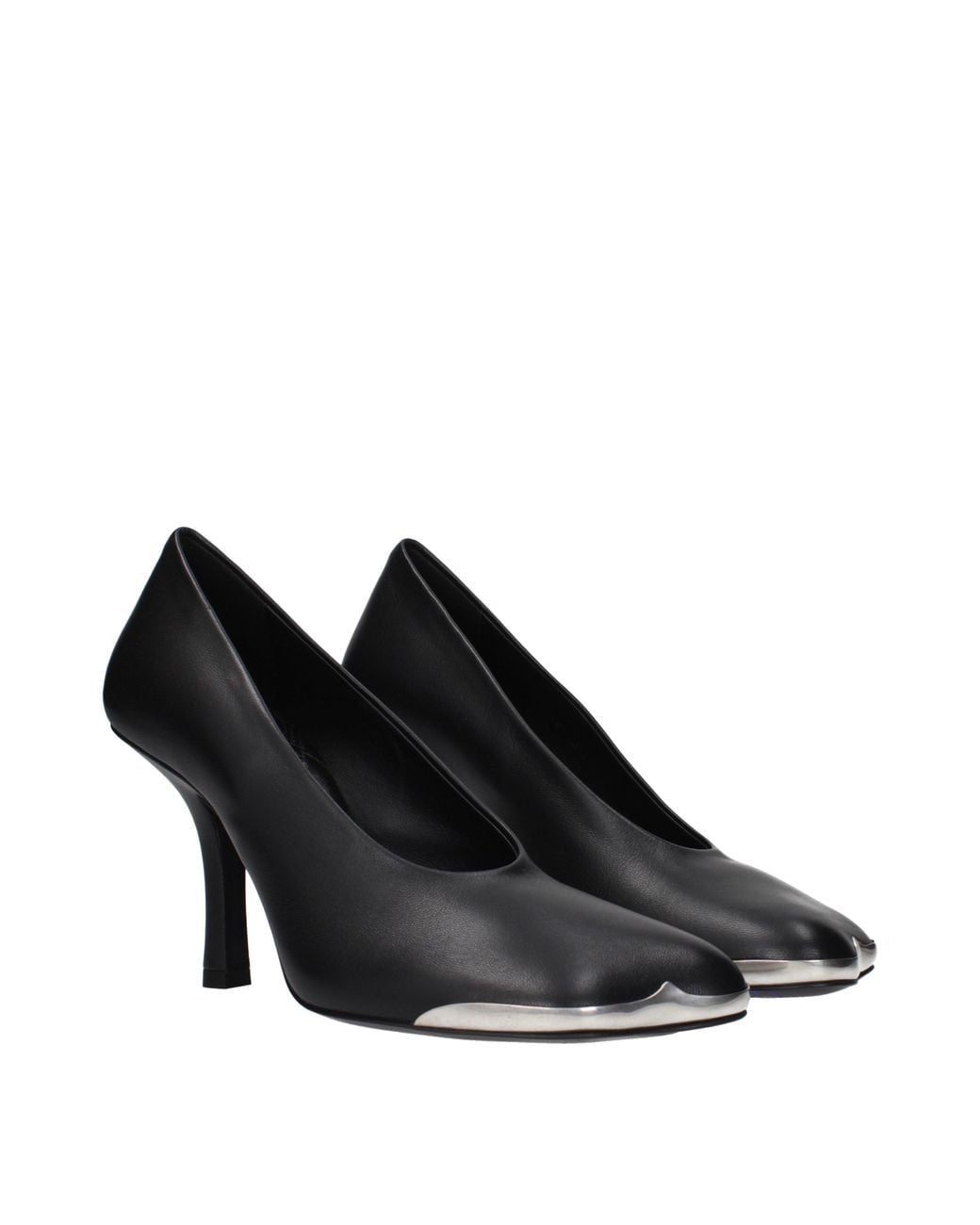 Burberry Black Neckline Leather