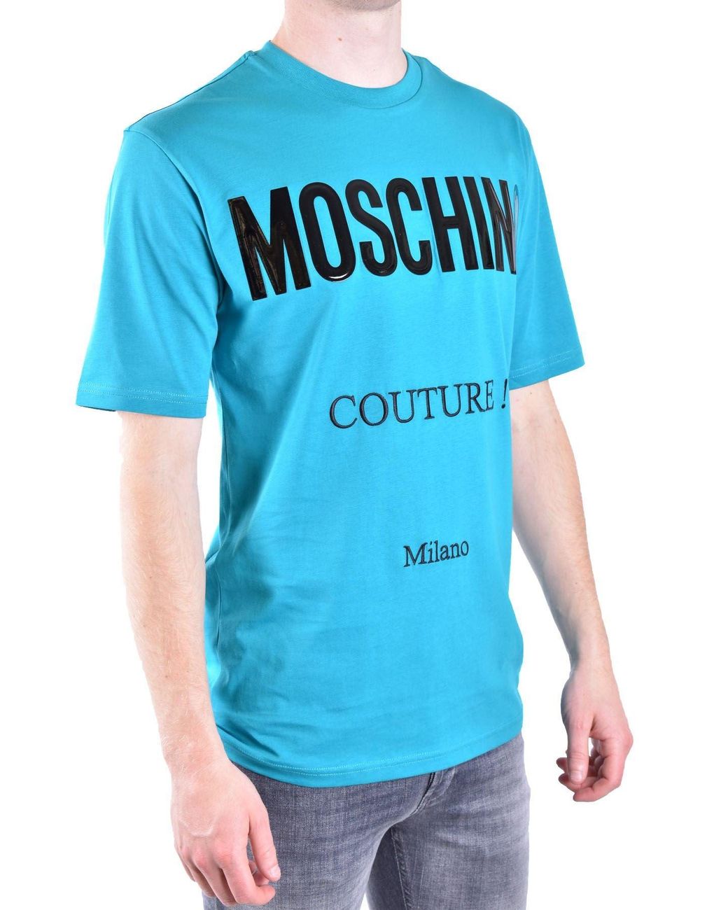 Moschino Blue T Shirt for men