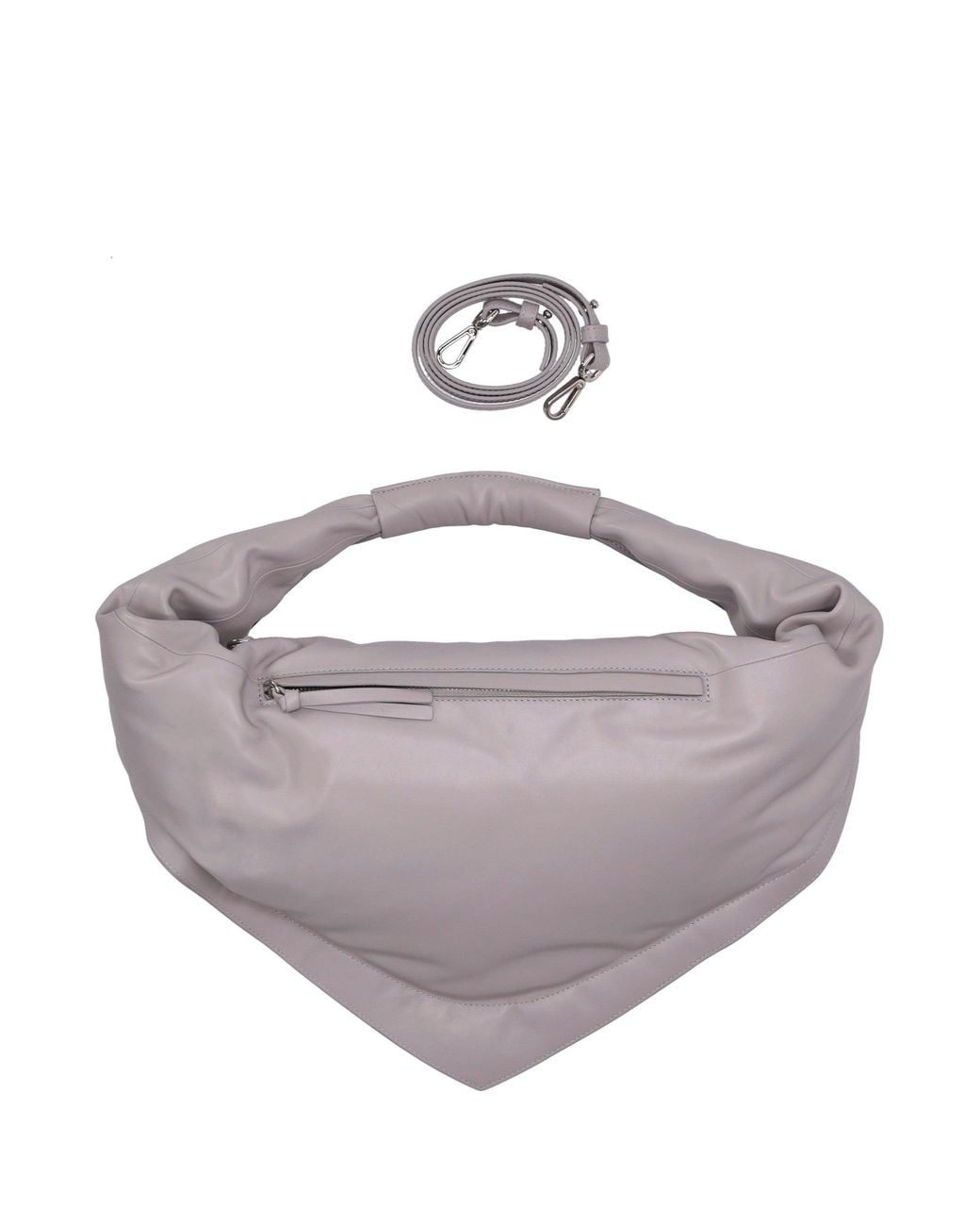 FEDERICO CINA Gray Maxi Tortellino Tote Bag