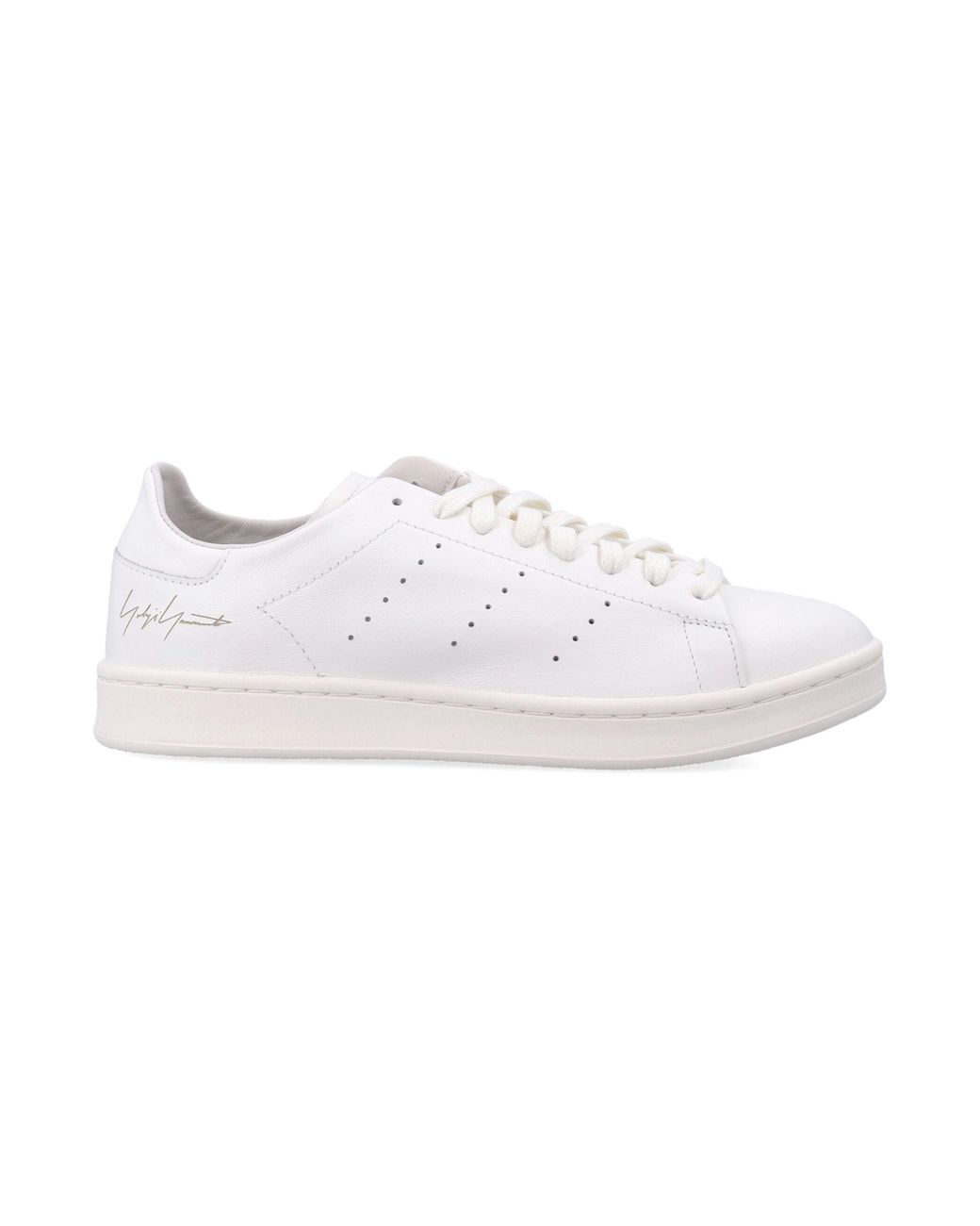 Y-3 White Stan Smith Leather Trainers