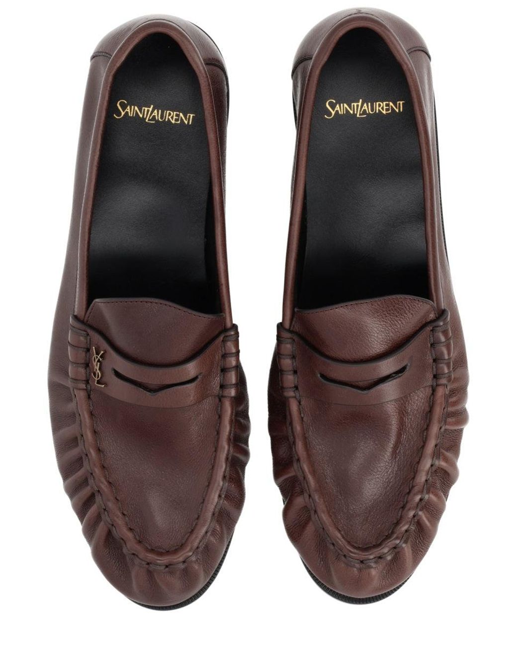 Saint Laurent Brown Mocassino "Le Loafer"