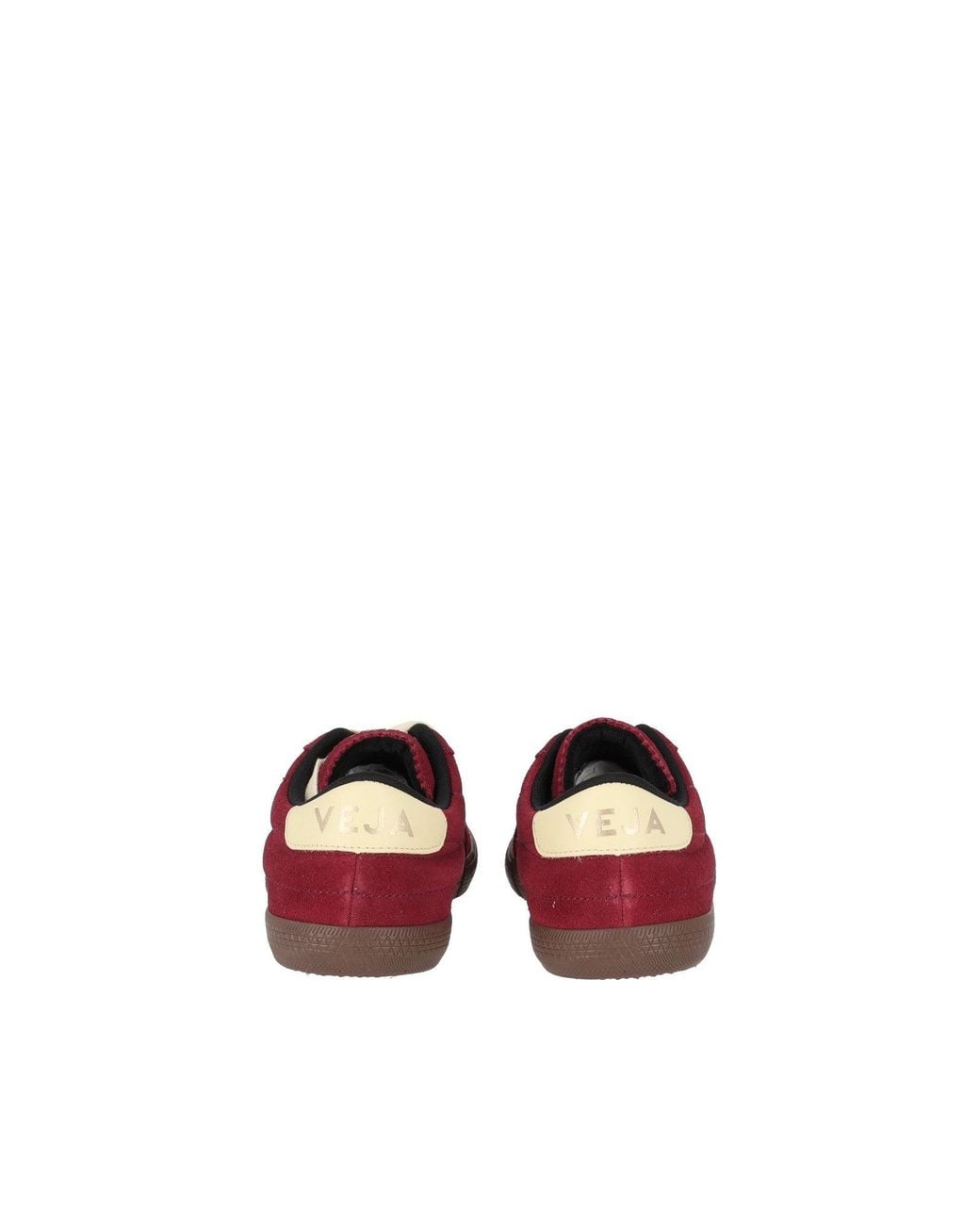Veja Red Grenat Panenka Suede Low-Top Sneakers