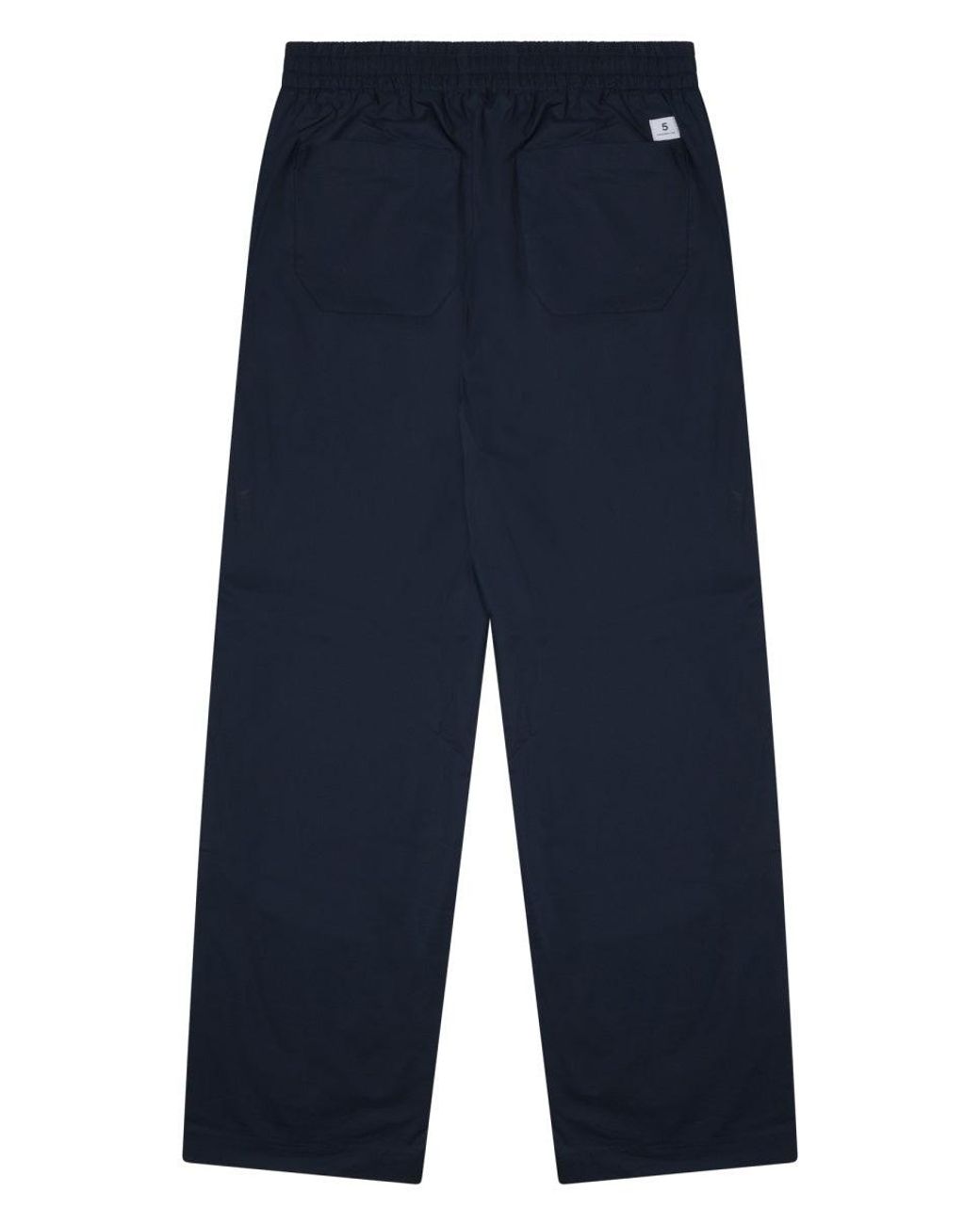 Department 5 Blue Elastic Waist Wide-Leg Pants for men