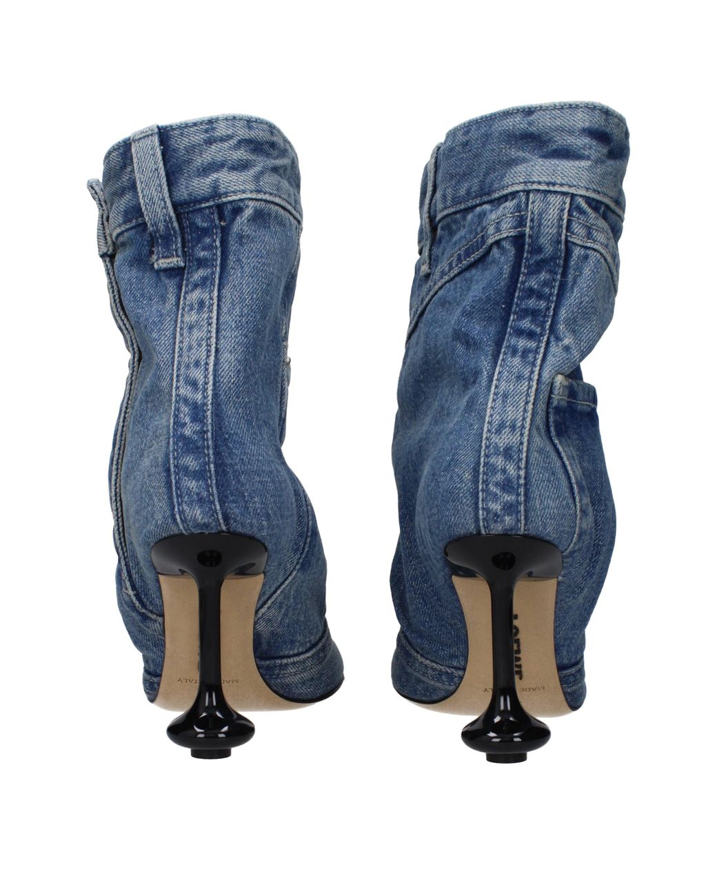Loewe Blue Toy Ankle Boots Fabric/Denim