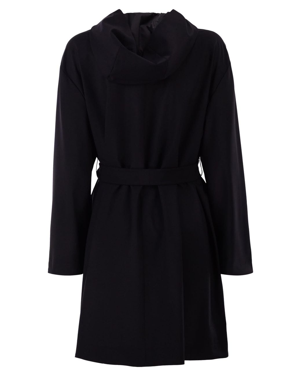 Herno Blue Reversible Coat With Hood