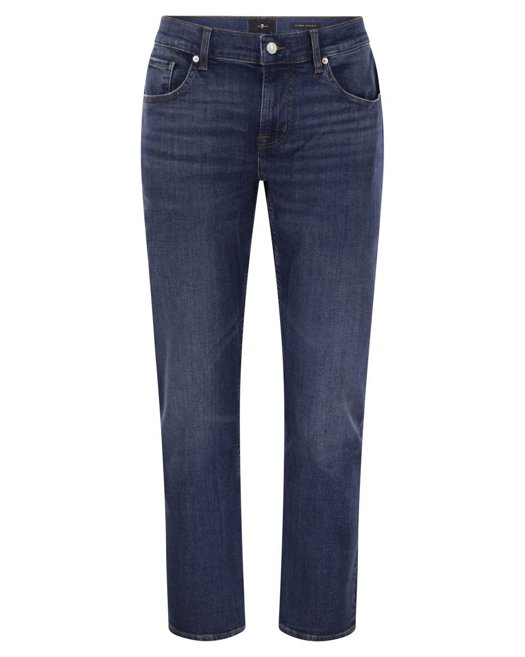 7 For All Mankind Blue Slimmy Tapered for men