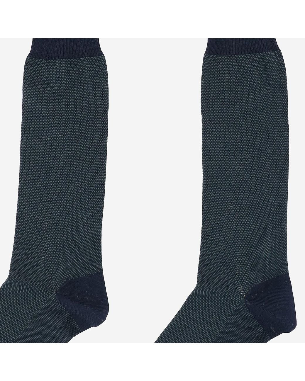 ANT45 Blue Organic Filoscozia Cotton Socks