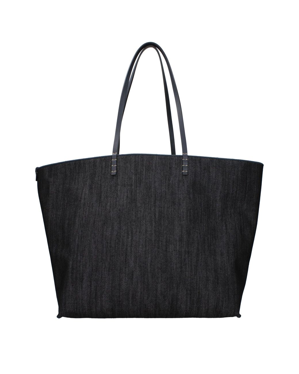 Fendi Black Dark Fabric Shoulder Bag