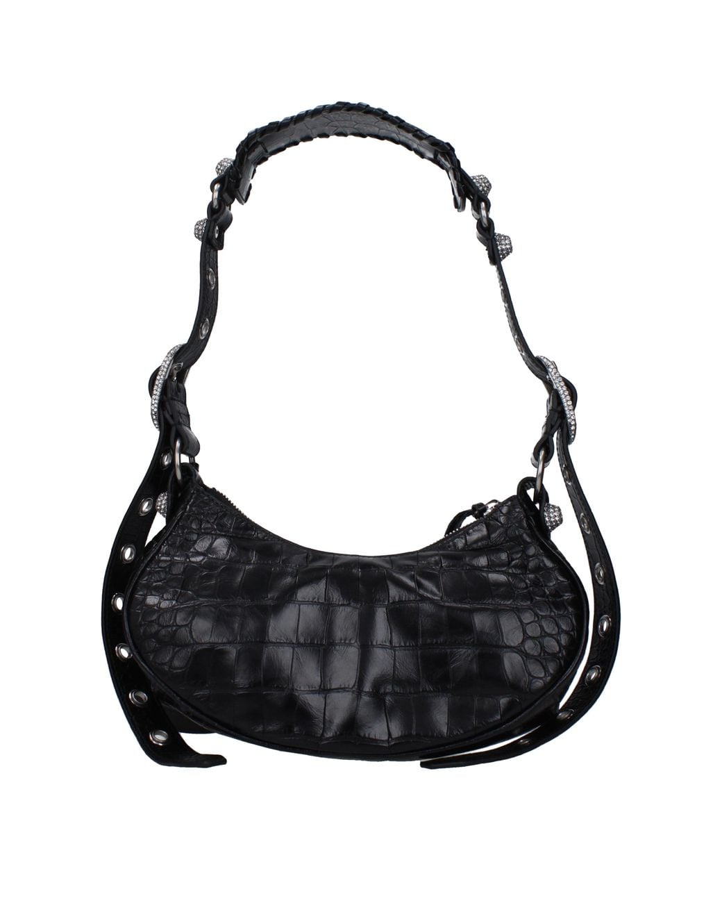 Balenciaga Black Shoulder Bags The Cagole Leather