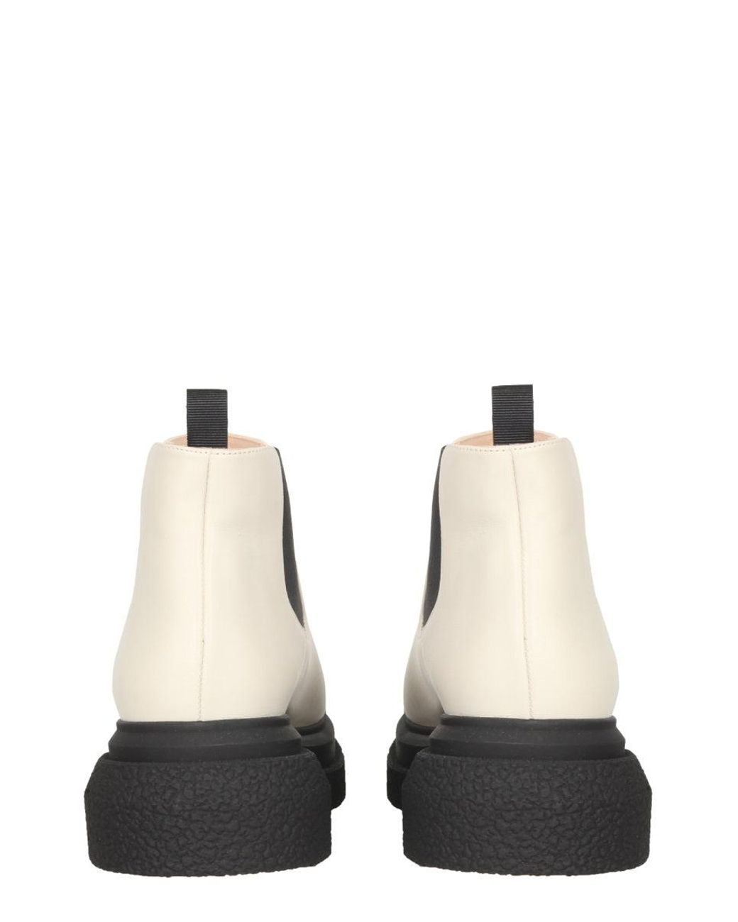Stuart Weitzman White Charli Boots