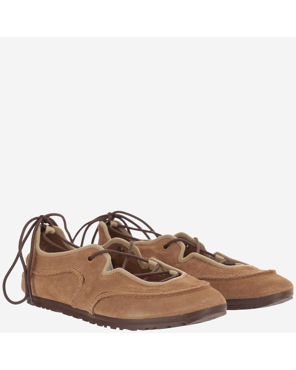 Ugg Brown Quill Ballet Sneakers