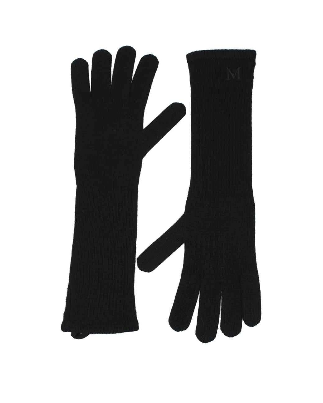 Max Mara Black Cashmere Gloves