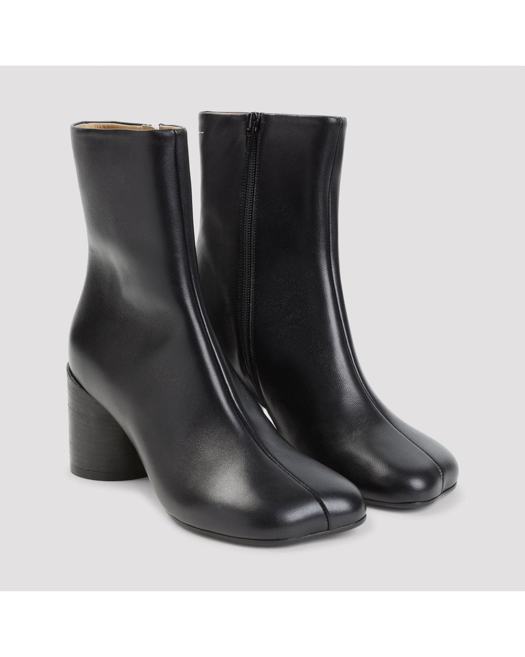 MM6 by Maison Margiela Black Maison Margiela Ankle Boots