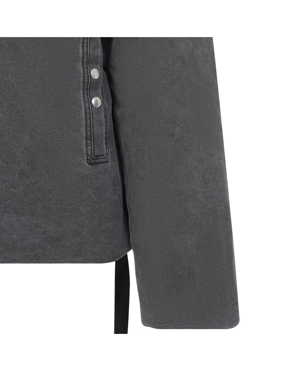 Gimp Zipfront Jacket Rick Owens de hombre de color Gray