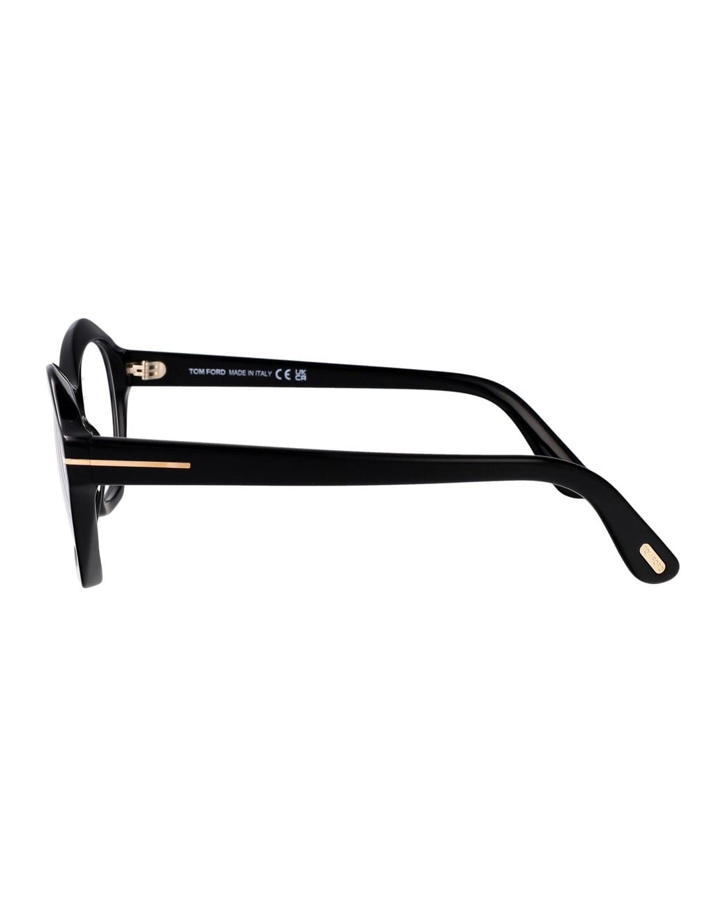 Tom Ford Black Round Optical Ft6193 B 01