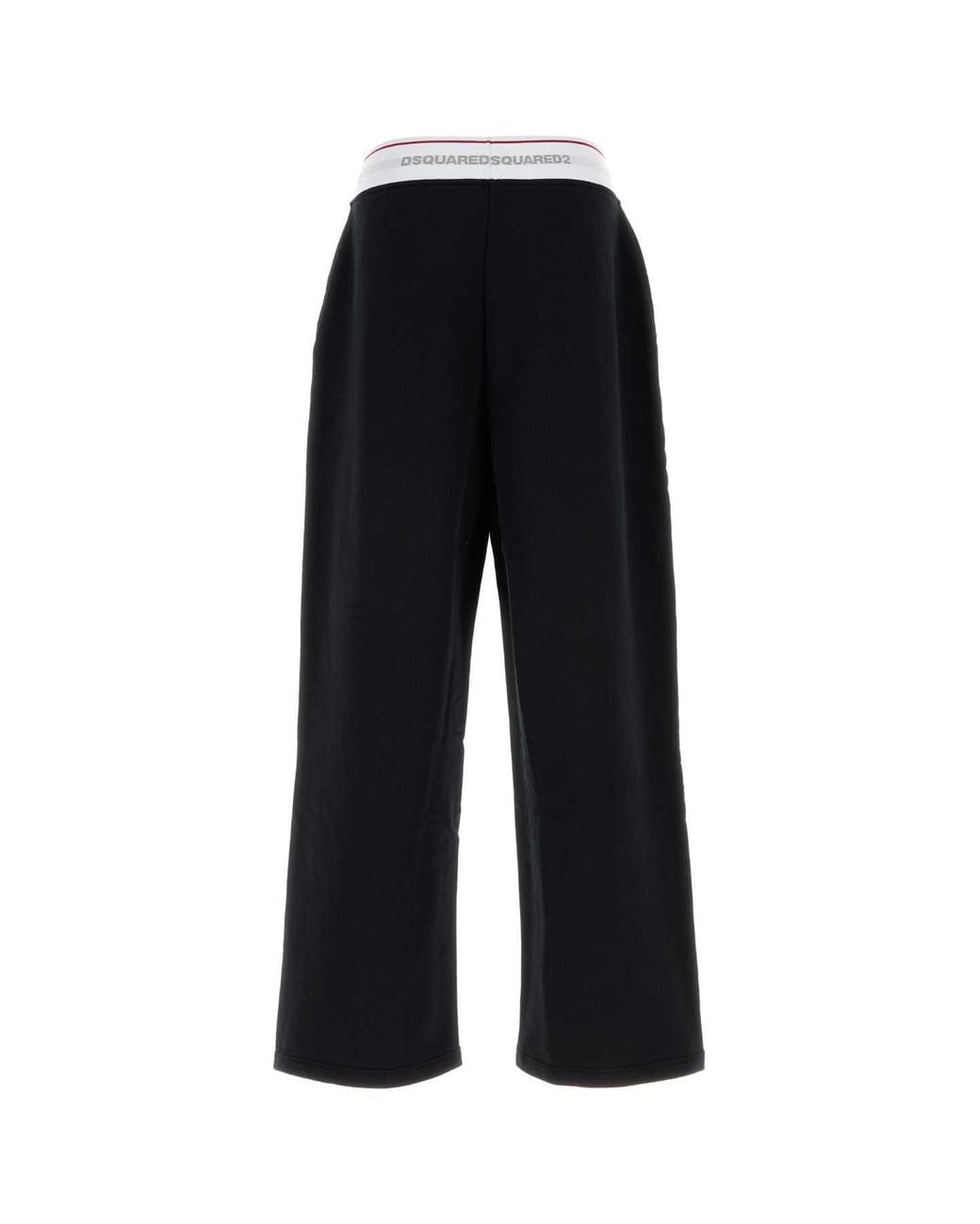 DSquared² Black Cotton Joggers
