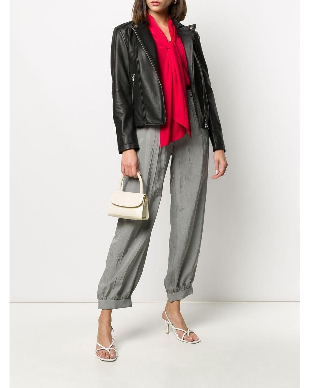 Emporio Armani Black Leather Jacket