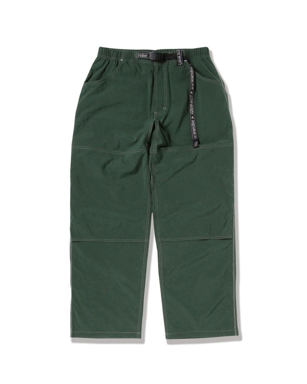 GRAMICCI x and wander Black Nylon Double Knee Pant for men