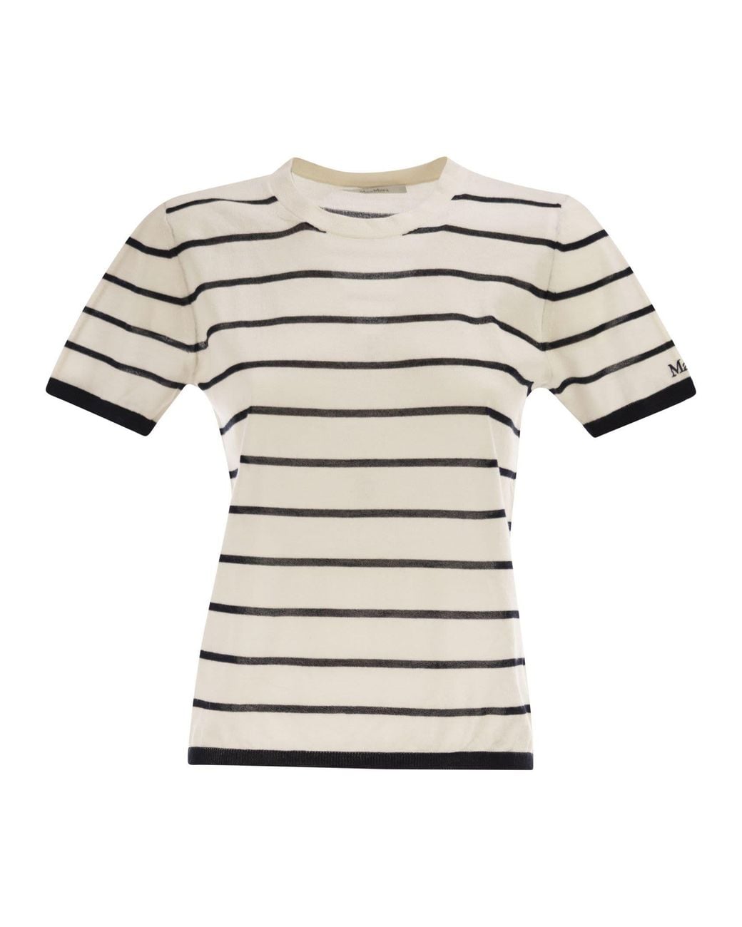Max Mara White Mxpfavetta Cashmere And Silk Knit Jumper