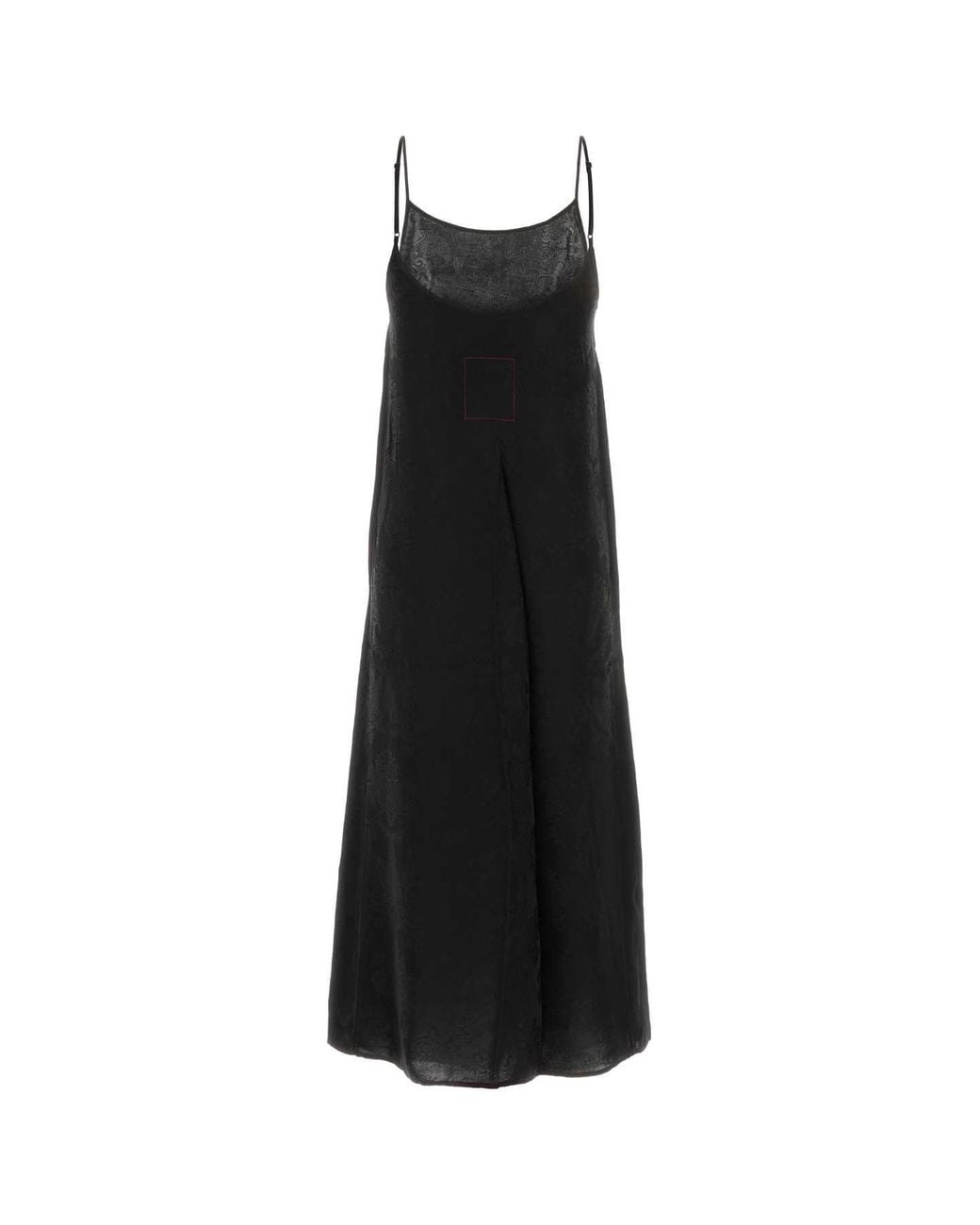 Uma Wang Black Anaya Viscose-Blend Dress