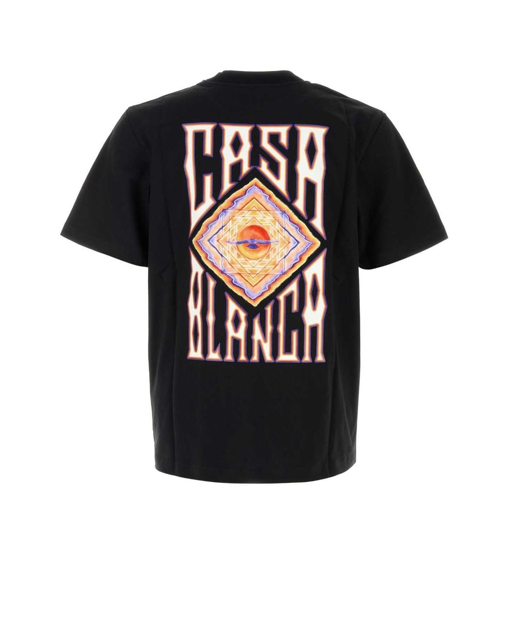 Casablanca Black Cotton T Shirt