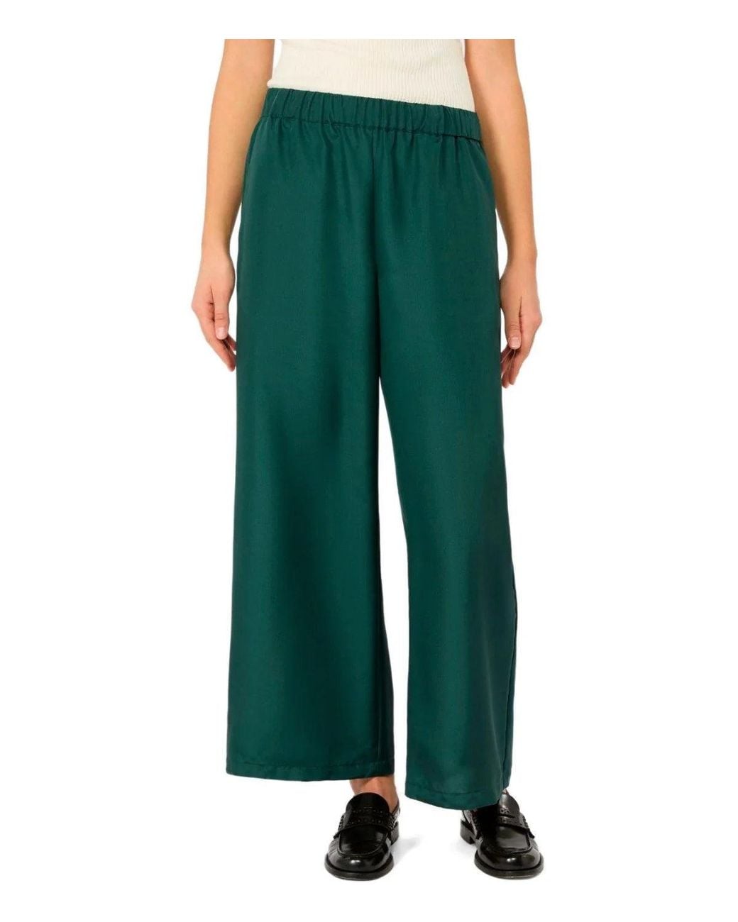 Weekend by Maxmara Green Zaino Trousers