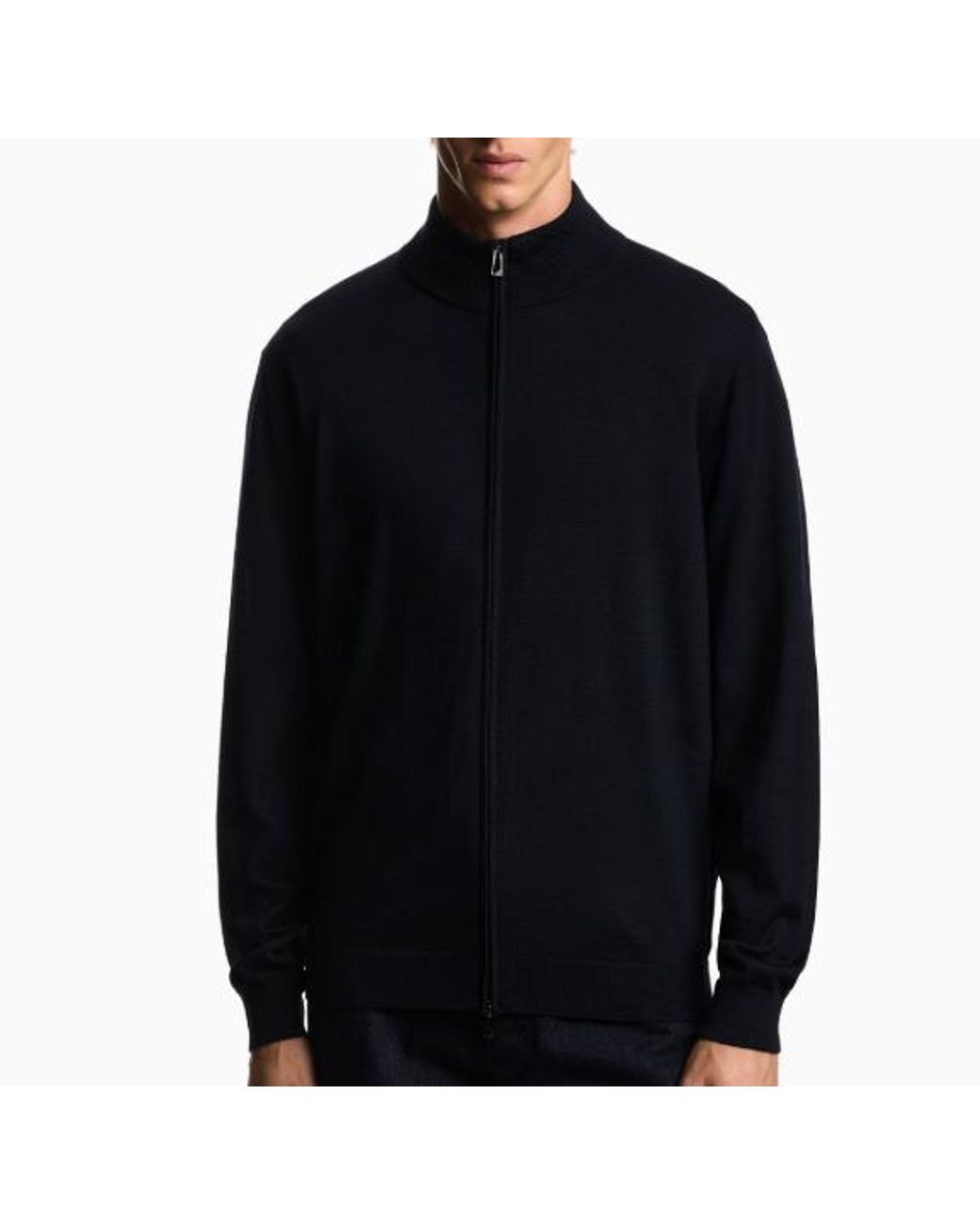 Emporio Armani Blue Cardigan Essentials