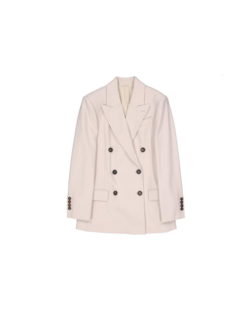 Brunello Cucinelli Natural Blazer Jacket