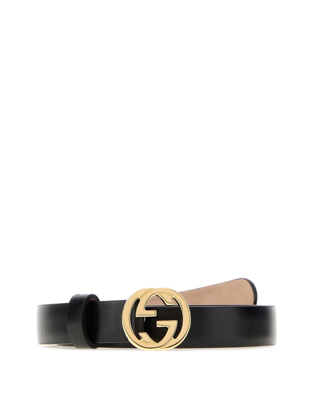 Gucci White Logo Buckle Belt